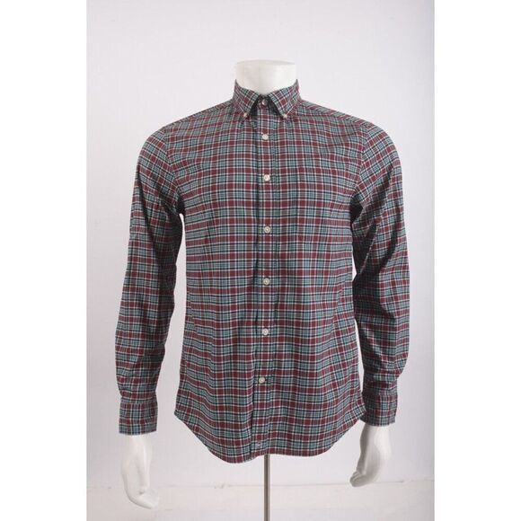 Vineyard Vines Mens Brrr Button-Up Shirt On-the-Go S Crimson Plaid classic NWT - Picture 1 of 6